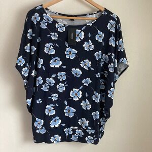 New Alfani women's floral top size large
